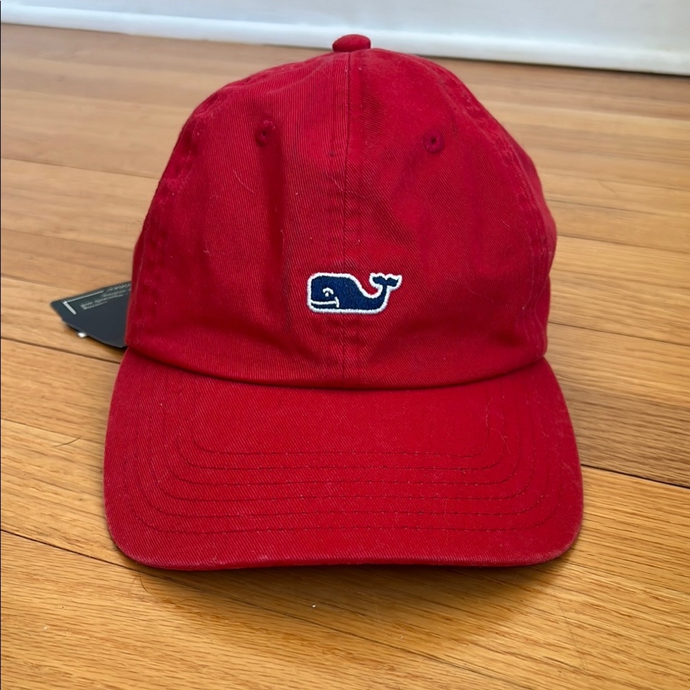 Vineyard Vines Kids Red Baseball Cap